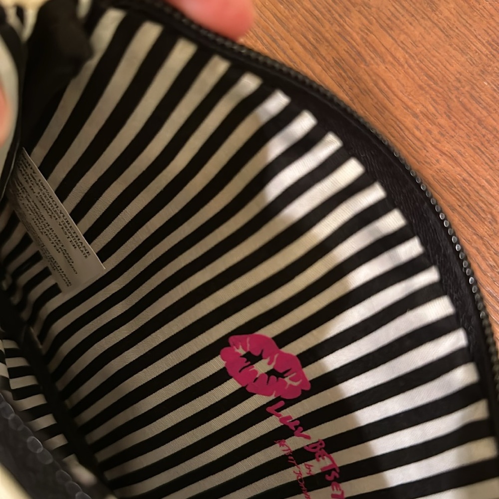 LUV BETSEY by Betsey Johnson "LOV" Glitter Wristlet - Picture 7 of 8
